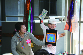 4歳児・得意技ステージで(回転模様)